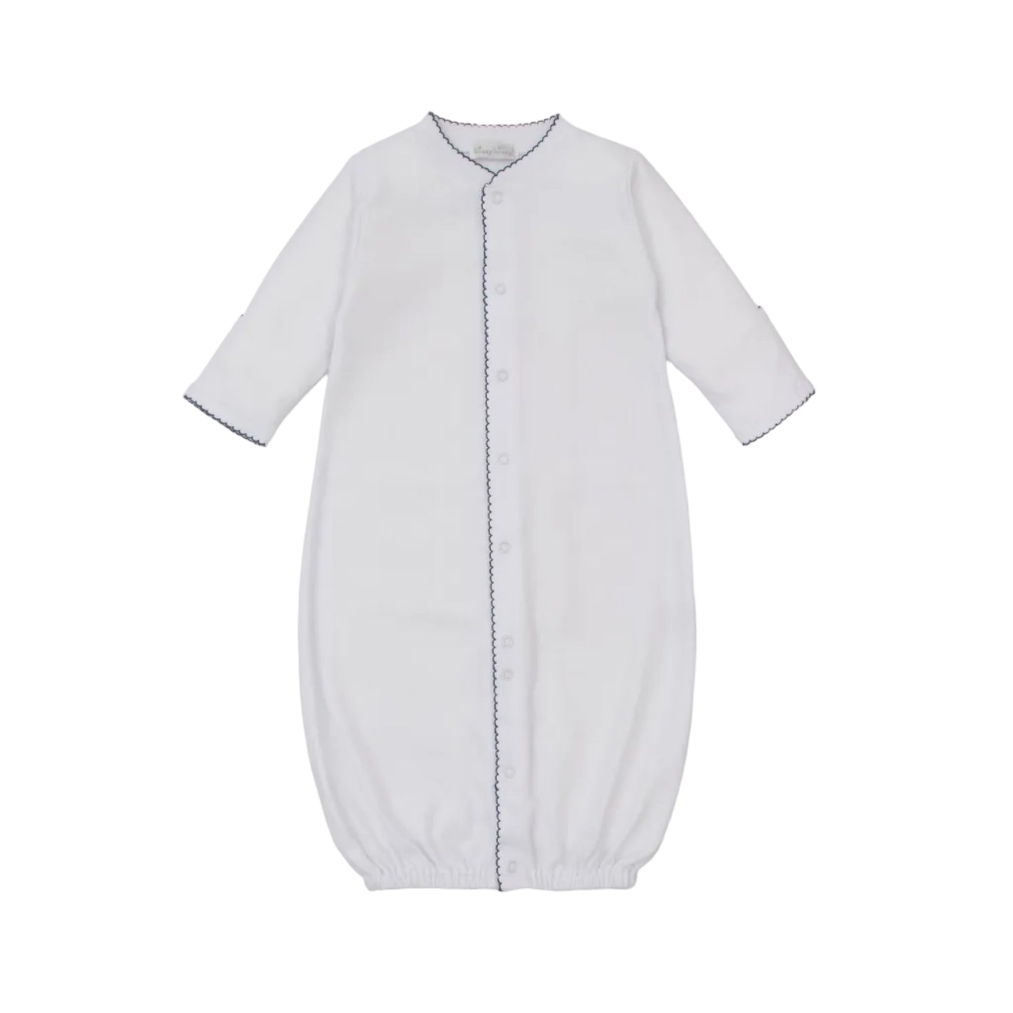 Basic Conv. Gown - White/Navy