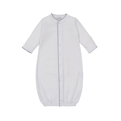 Basic Conv. Gown - White/Navy