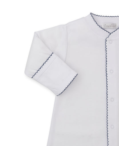 Basic Conv. Gown - White/Navy