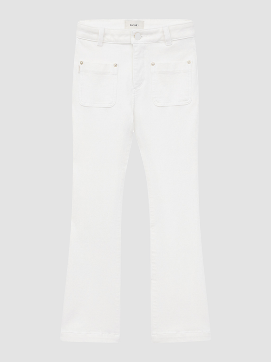 Claire Bootcut - White