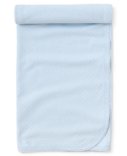 New Dots Blanket - Lt. Blue