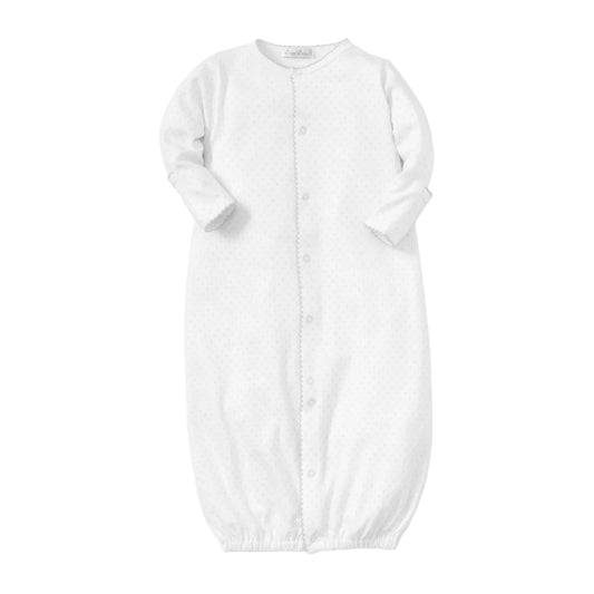 New Dots Conv. Gown - White/Silver