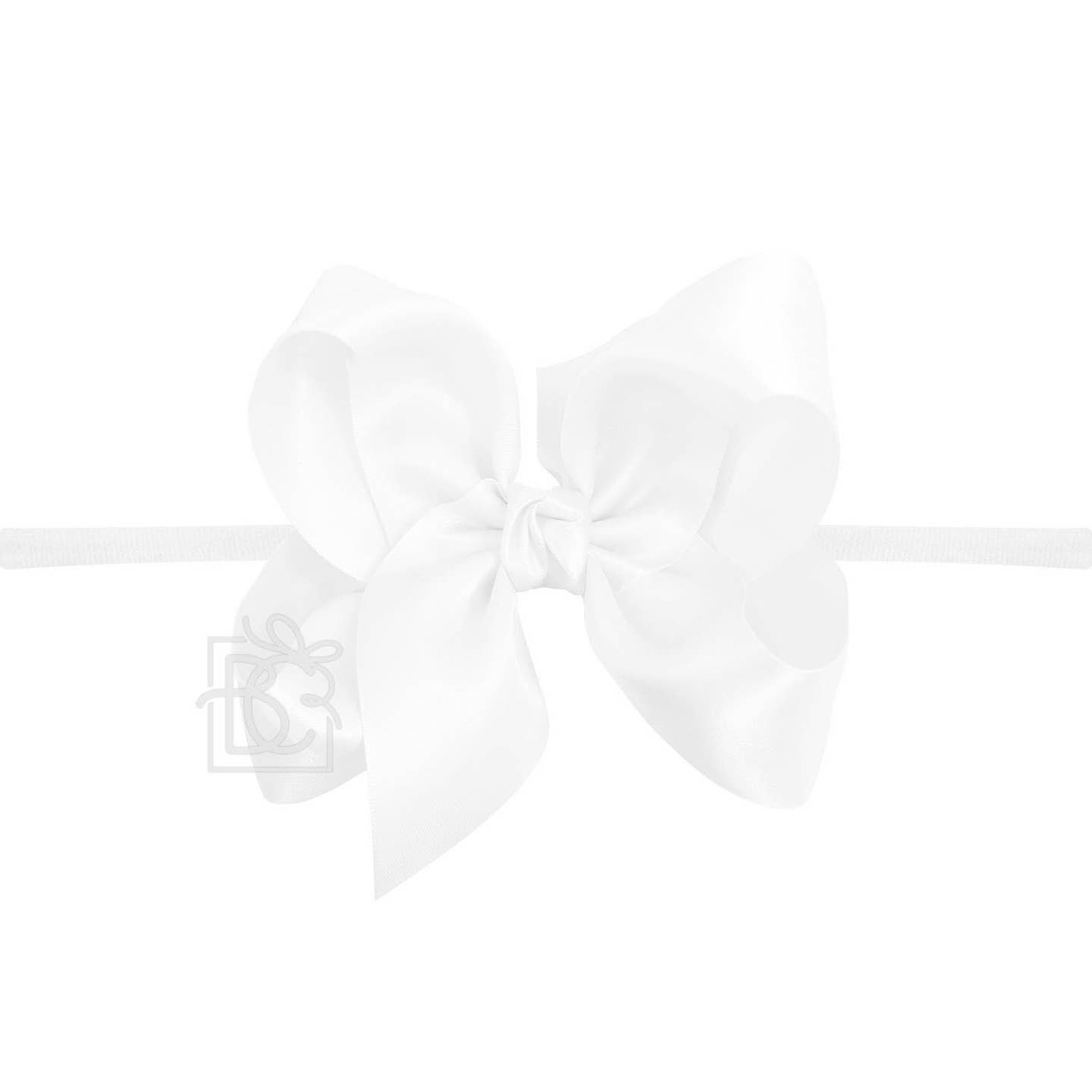 Satin Bow Headband - 5.5" XL