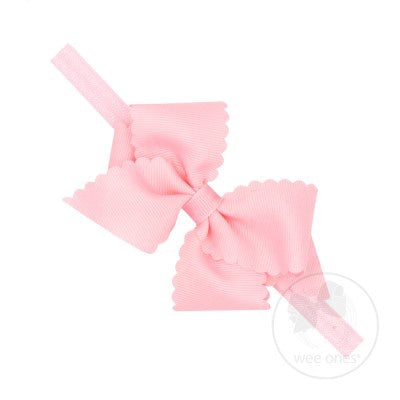XS GG Scalloped Bow Elastic HB - 9842