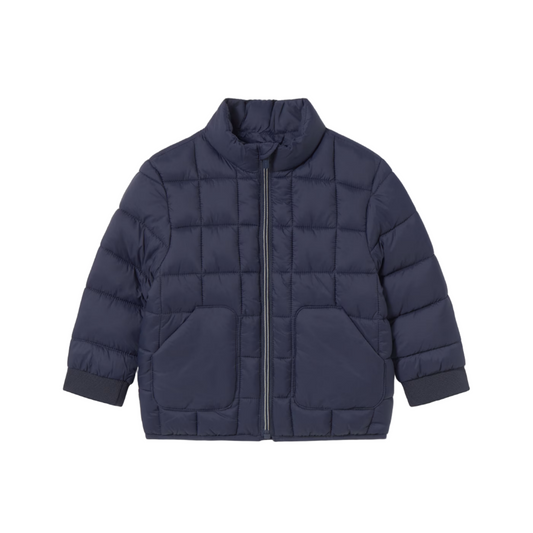 Quilted Coat - Blue