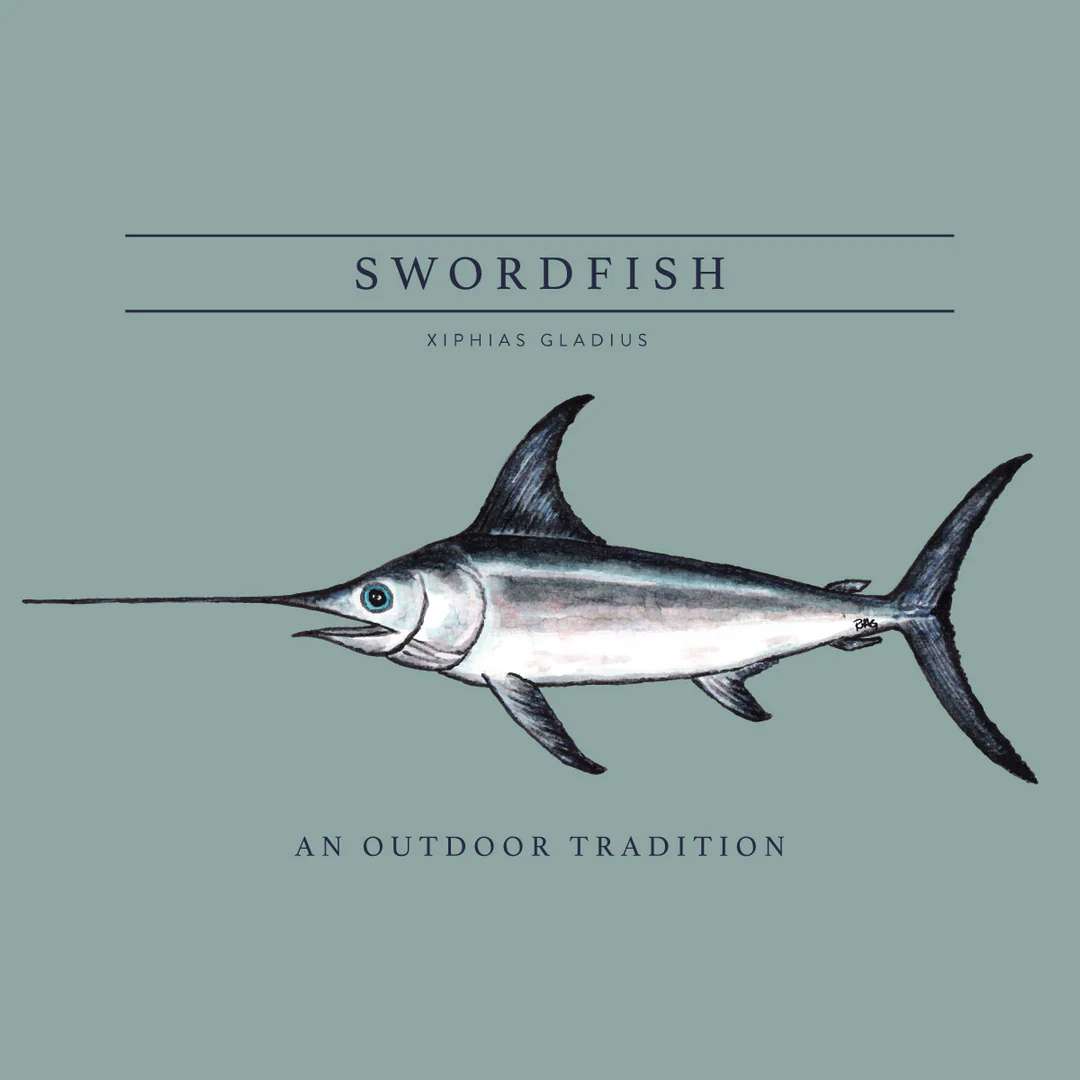 Blue Surf Swordfish Perf. S/S Tee
