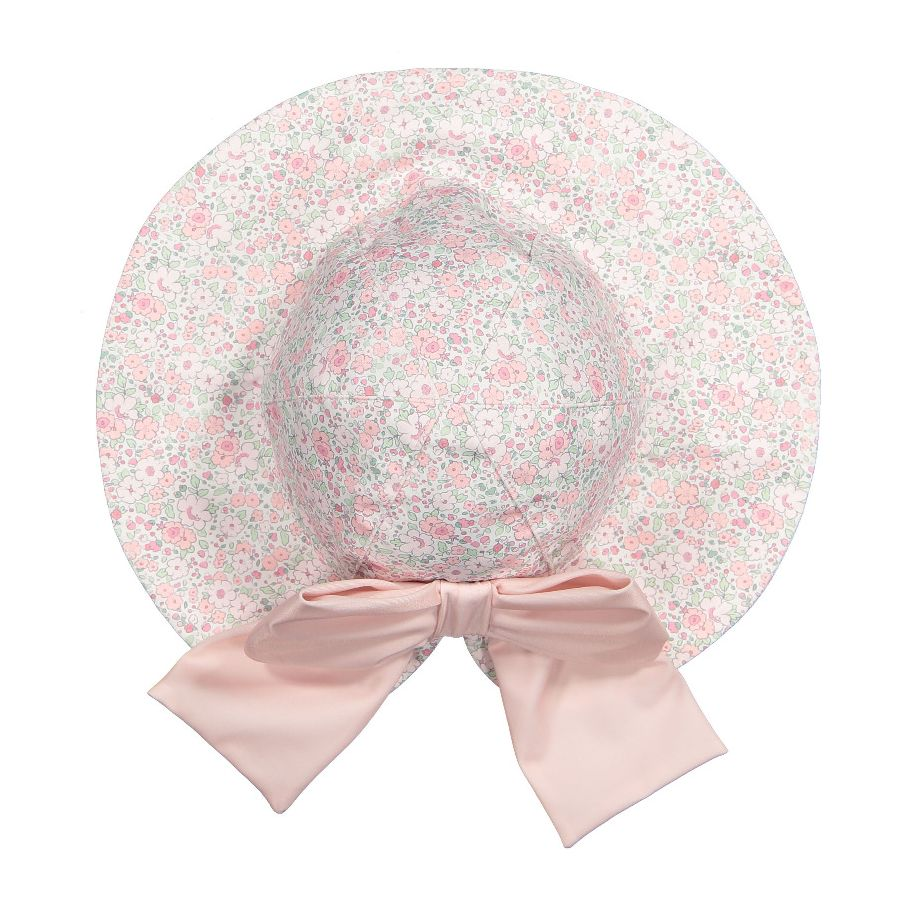 Pink Ditsy Floral Sun Hat