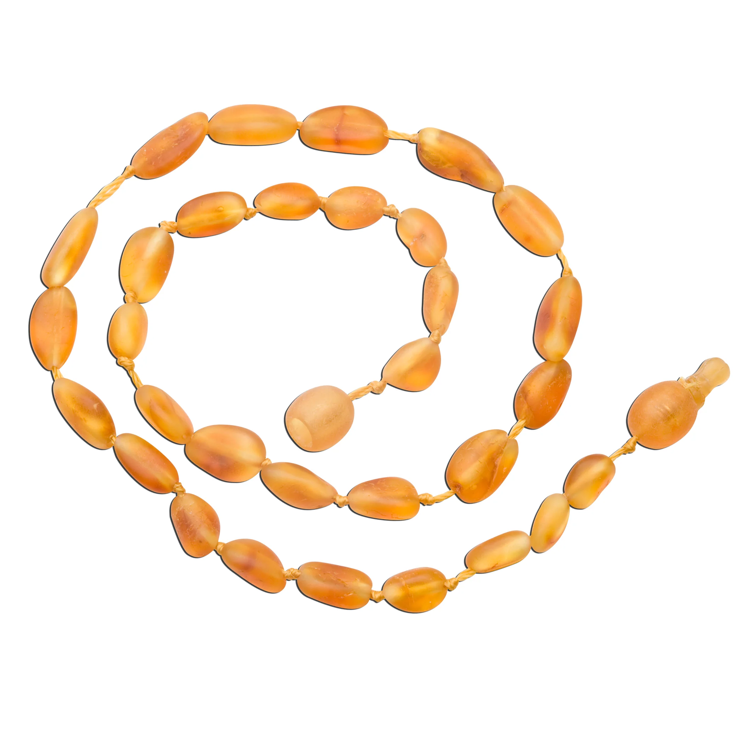 Amber Teething Necklace - Unpolished