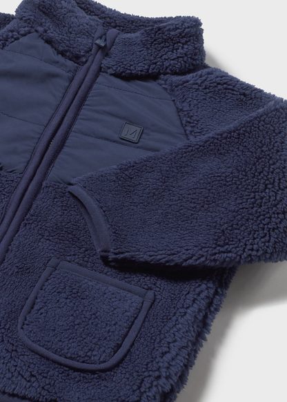 Sherpa Zip Jacket - Blue