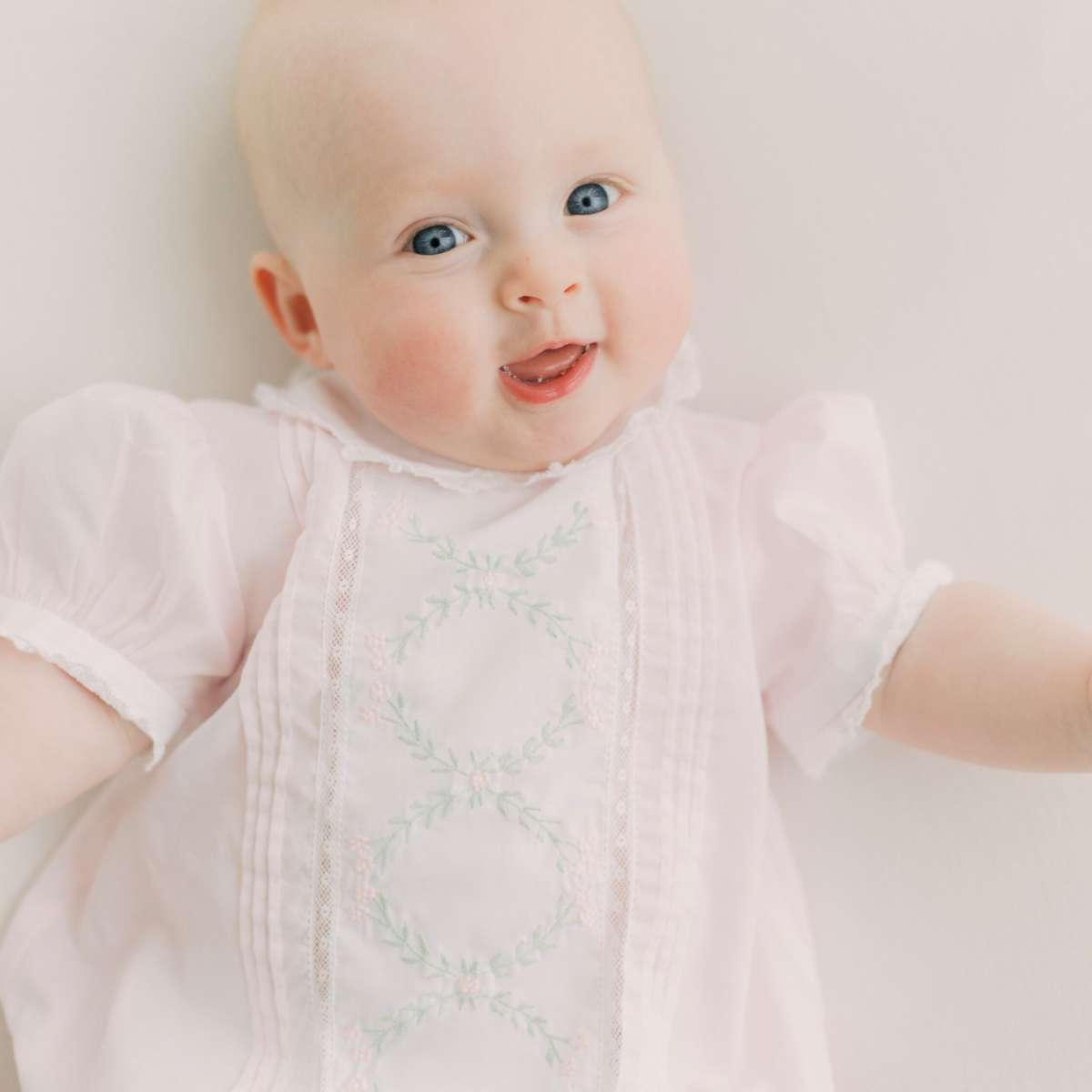 Girls Vintage Bloom Romper