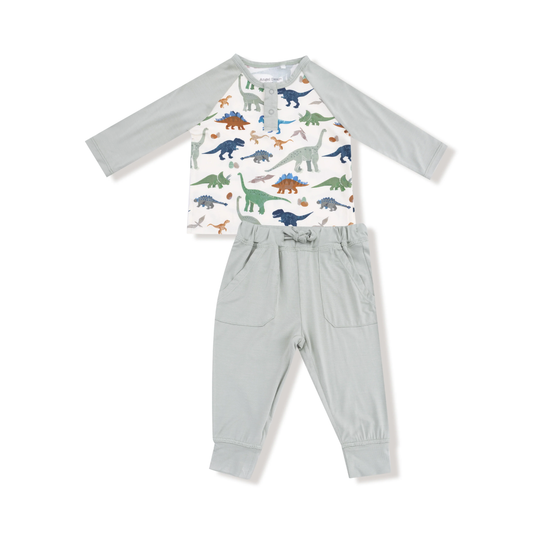Washy Dinos Henley + Jogger
