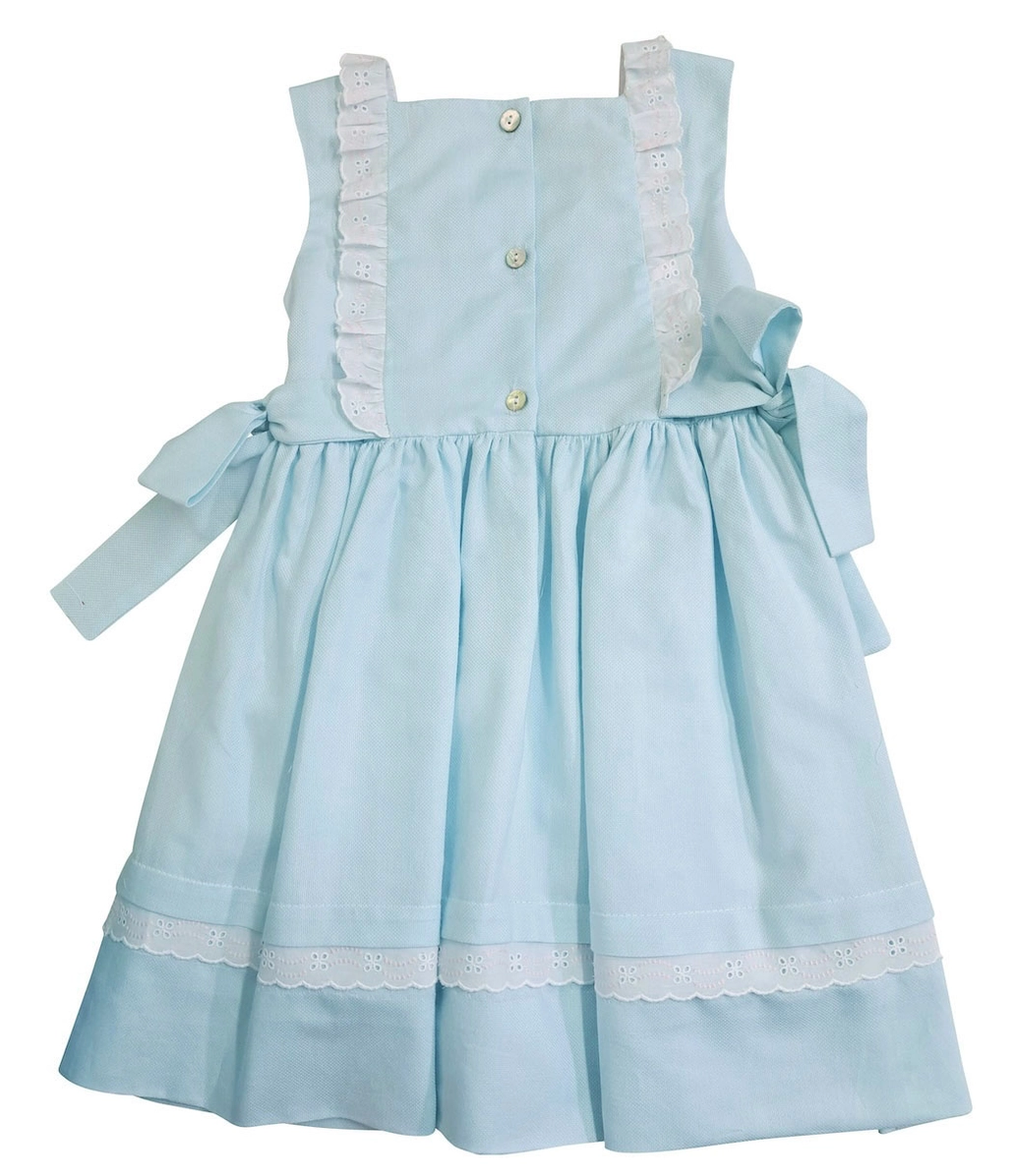 Classic Mint Lace Ruffle Dress