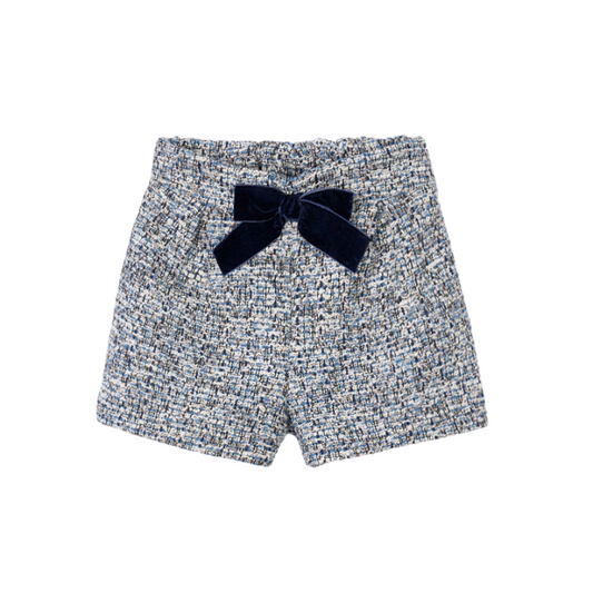 Bow Shorts - Navy Blue