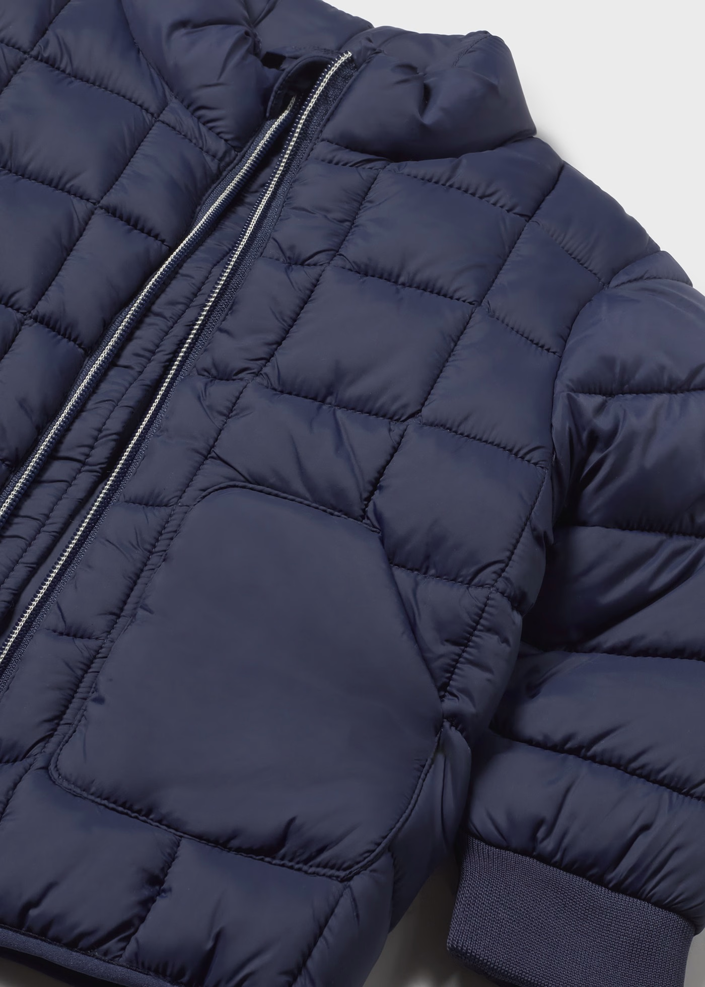 Quilted Coat - Blue
