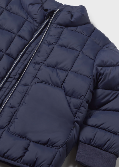 Quilted Coat - Blue