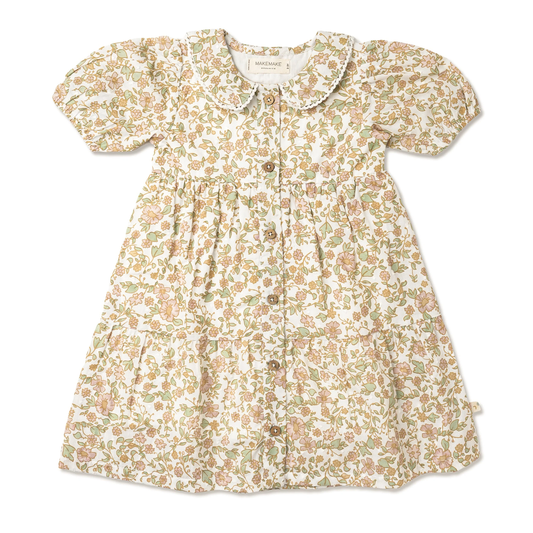 Collar Dress - Tuscan Bloom