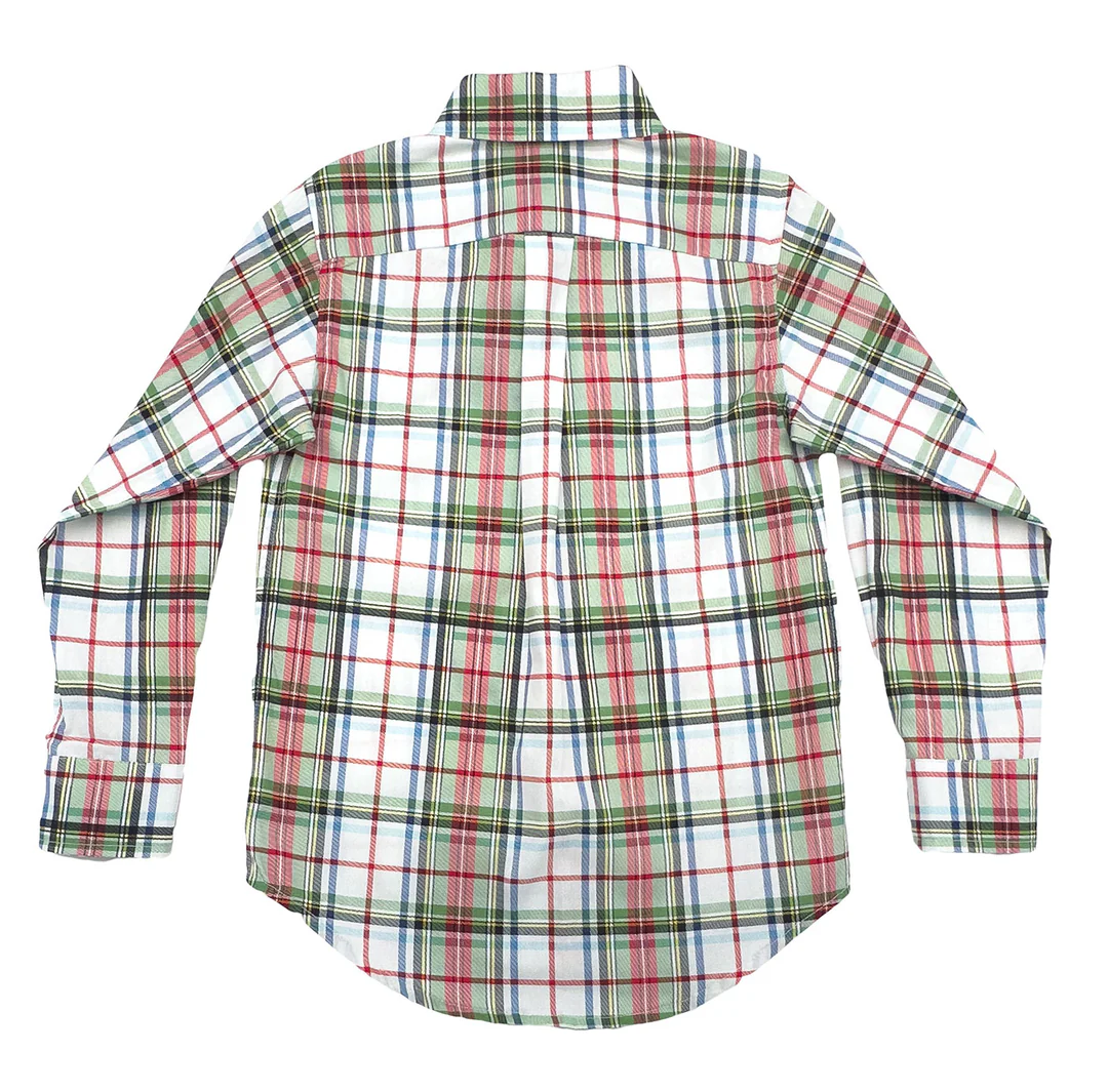 Carter Shirt - Creme Plaid