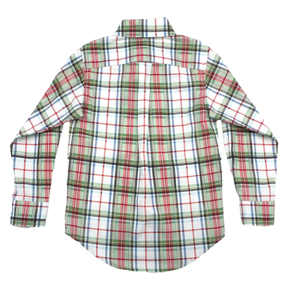 Carter Shirt - Creme Plaid