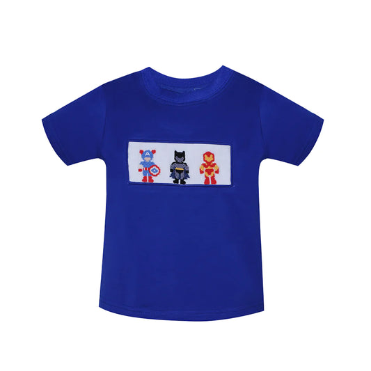 Houston Smocked Superheroes Shirt - HSSMSPH