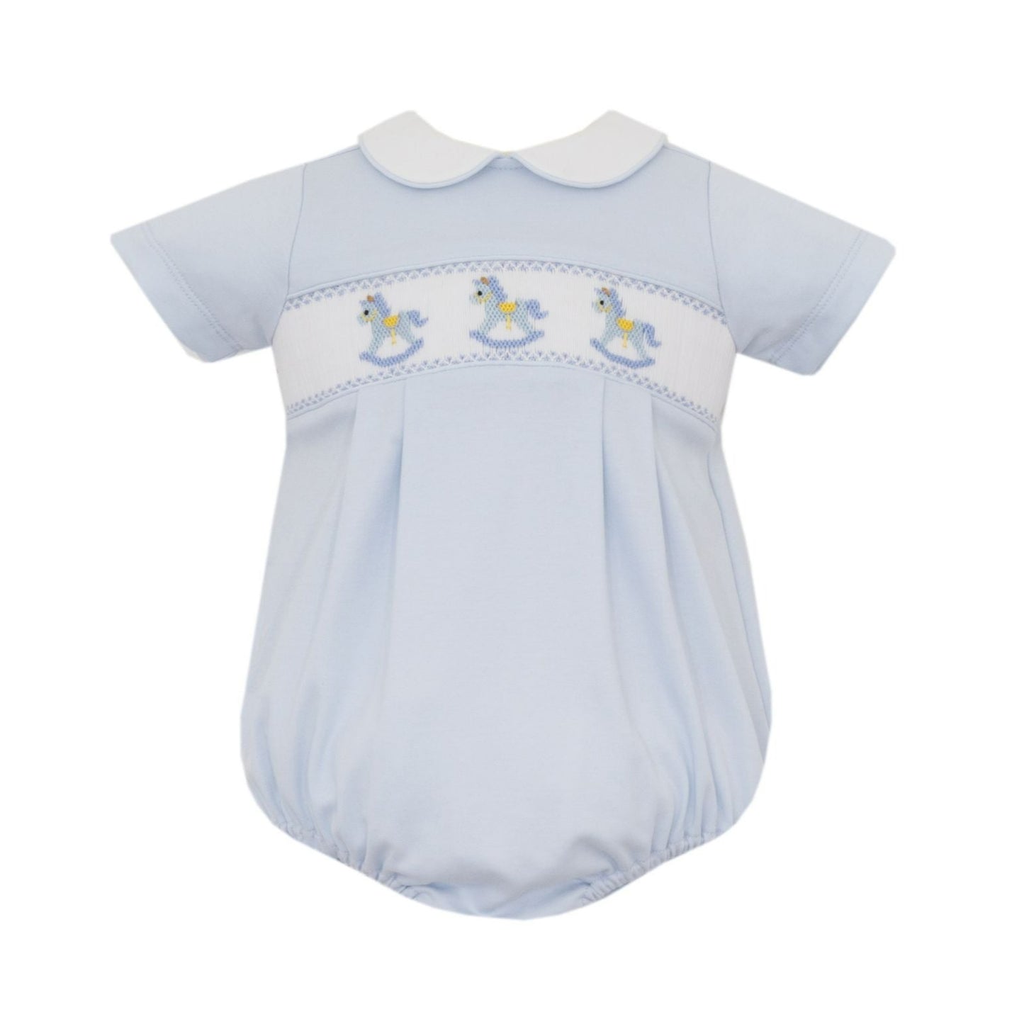 Rocking Horses Lt. Blue Bubble