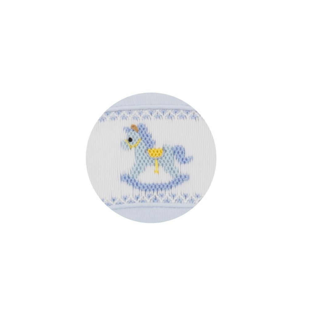 Rocking Horses Lt. Blue Bubble
