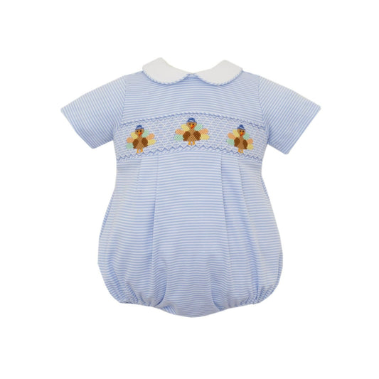 Turkey Stripe Bubble - Blue