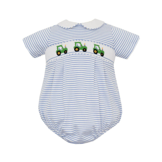Tractor Blue Stripe Bubble