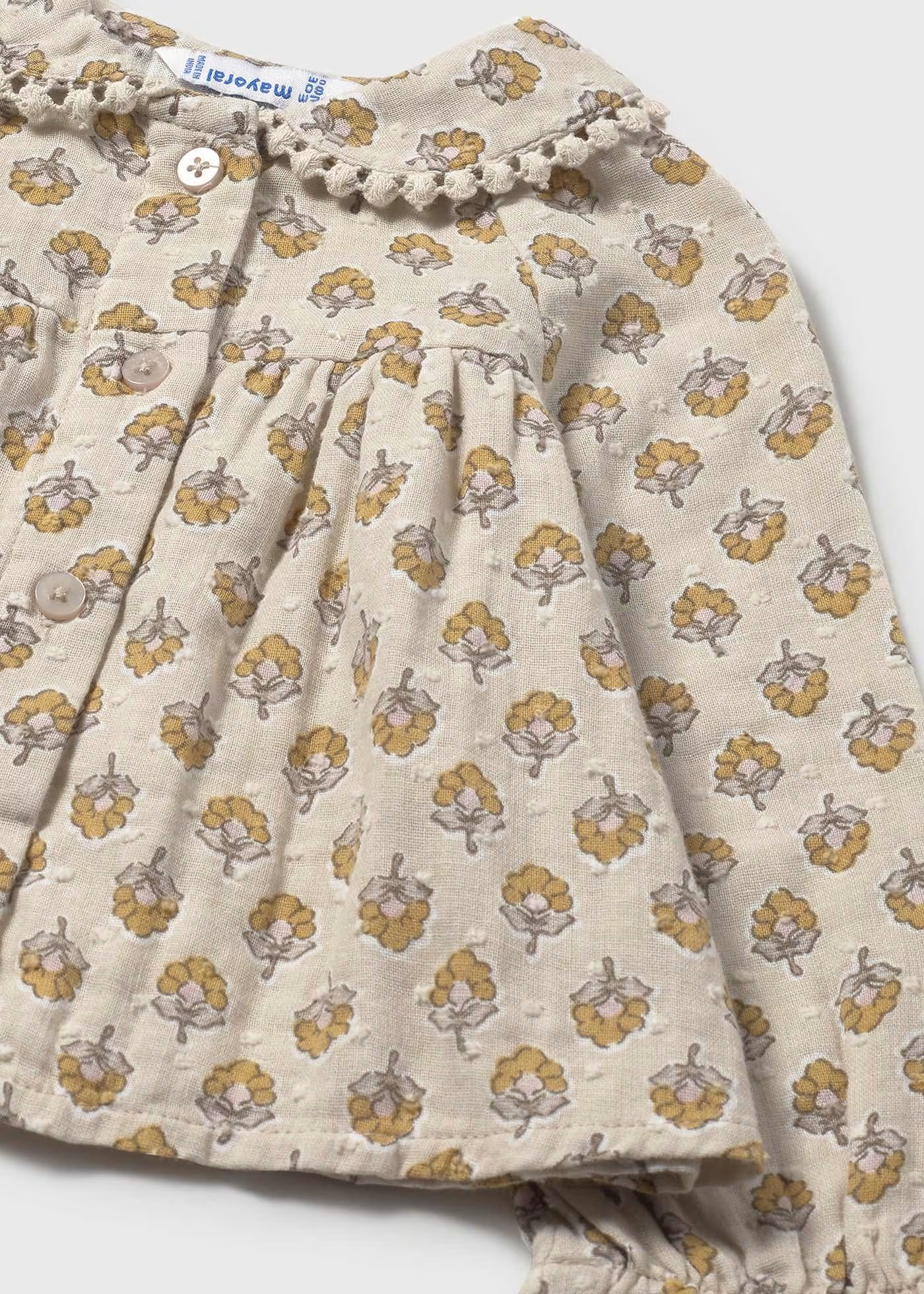 Honey Floral Chiffon Blouse