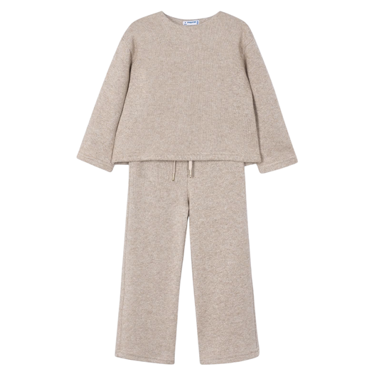 Knit Sweater Set - Toffee