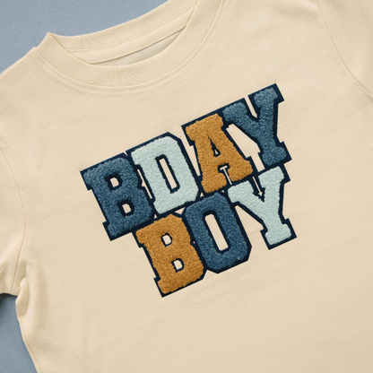 Birthday Boy Patch S/S T-Shirt