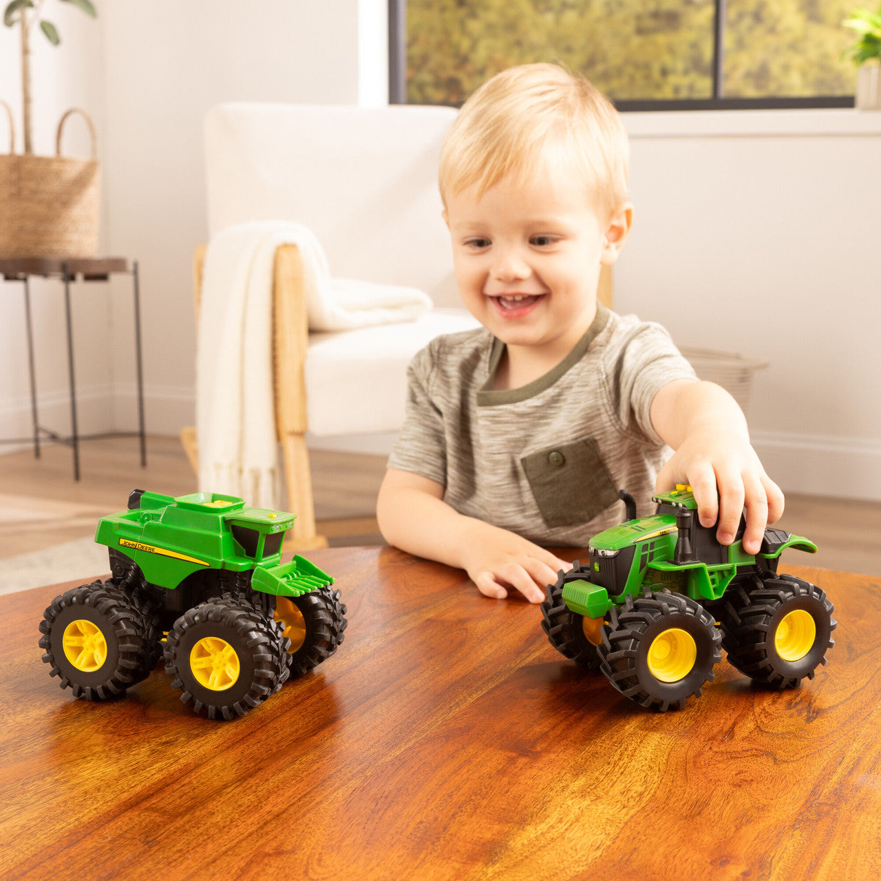 JD Tractor & Combine 2-PK
