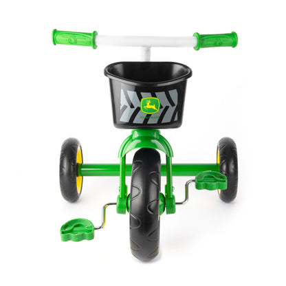 John Deere Steel Tricycle W/ Basket