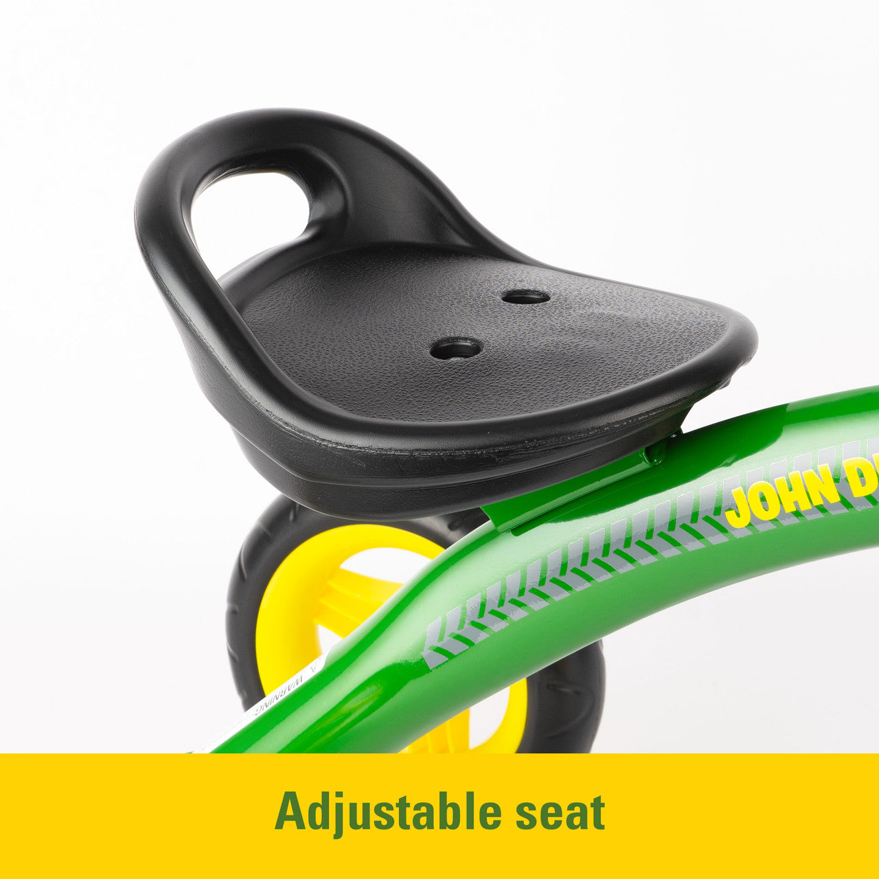 John Deere Steel Tricycle W/ Basket