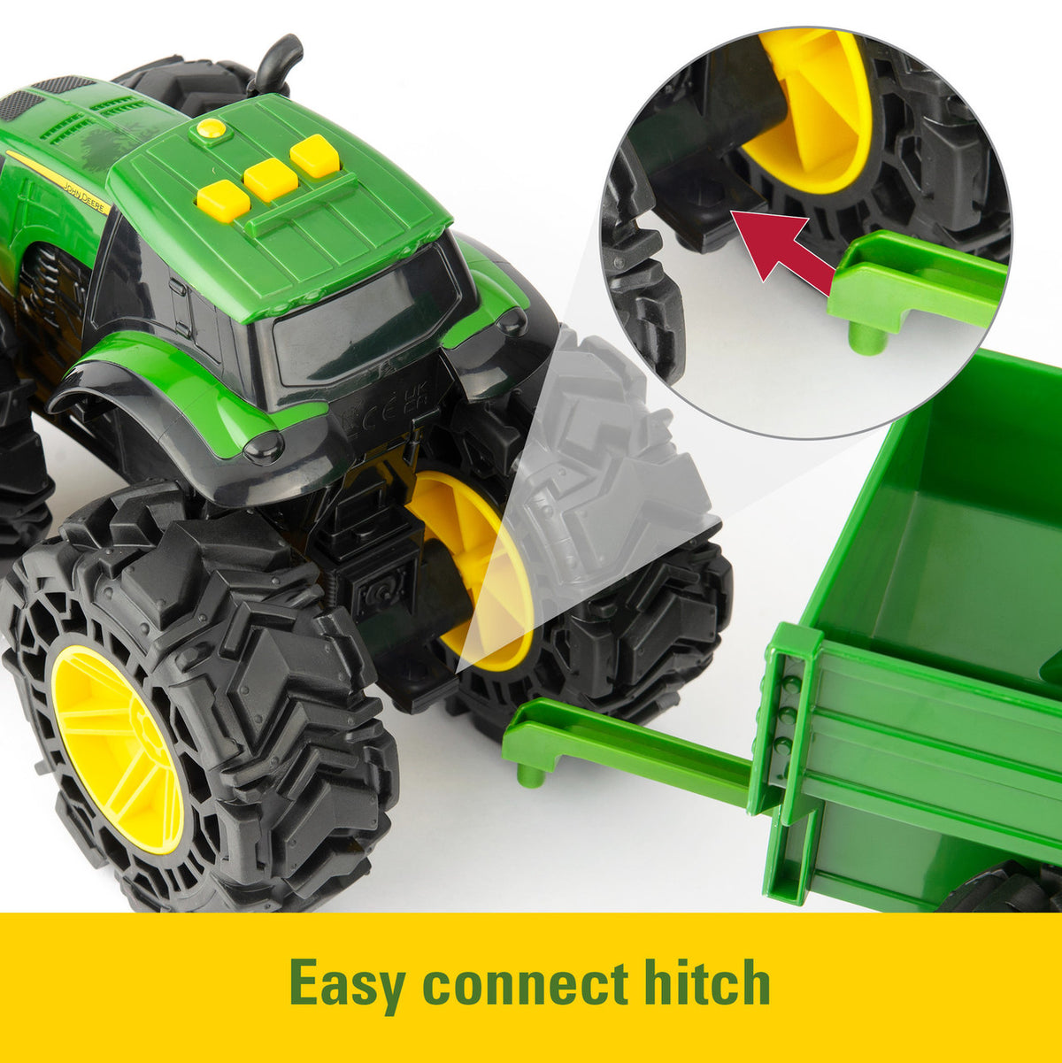 MT Tractor W/ Wagon - 8in/37163P3