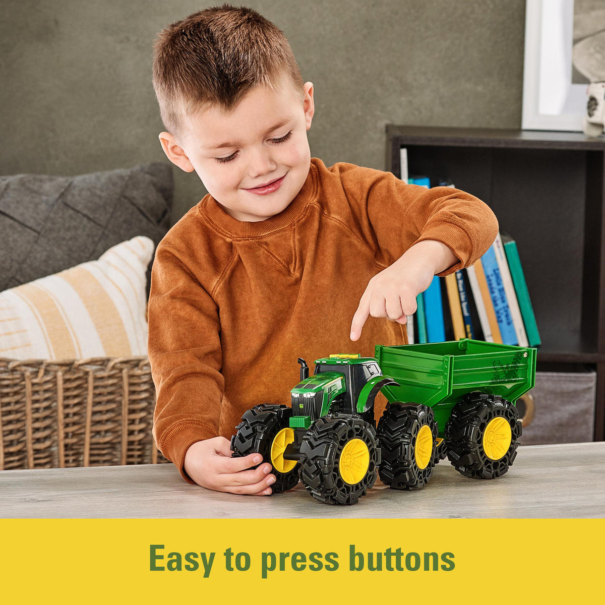MT Tractor W/ Wagon - 8in/37163P3