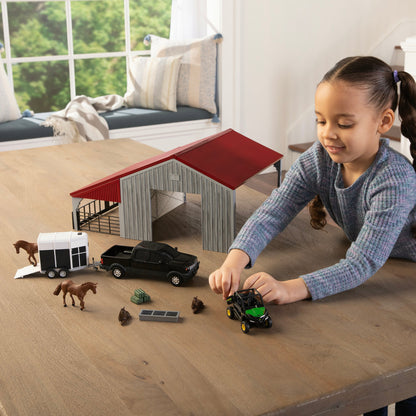 Weathered Barn - 13 Piece Farm Playset