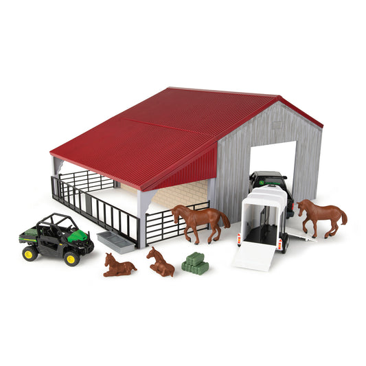 Weathered Barn - 13 Piece Farm Playset
