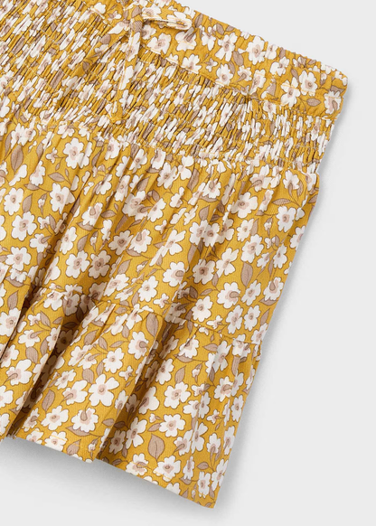 Yellow Floral Skort