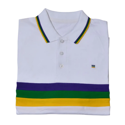 Mardi Gras Stripe S/S Tee
