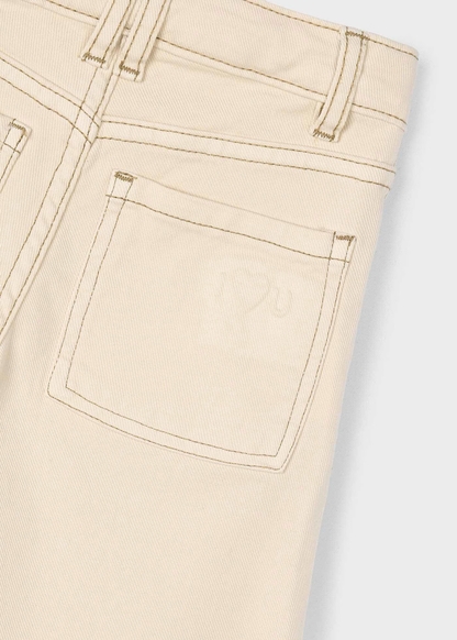 Girls Twill Pants - Almond
