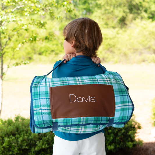 Preppy Plaid Nap Mat