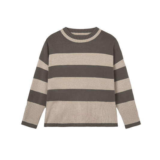 Striped Knit Sweater