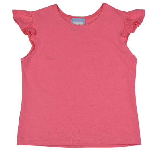 Angel Sleeve Tee - Hot Pink