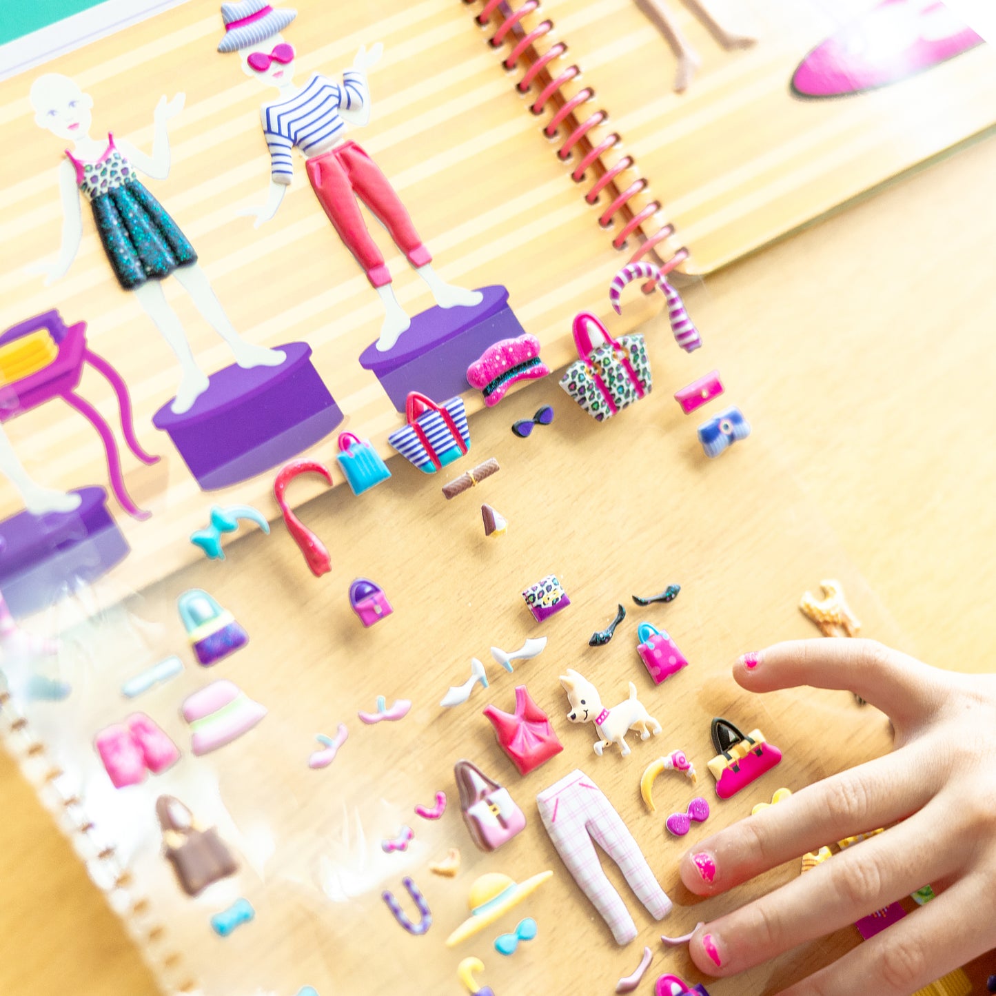 Puffy Sticker Book - Day of Glamour