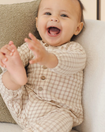 Woven Jumpsuit - Cedar Check