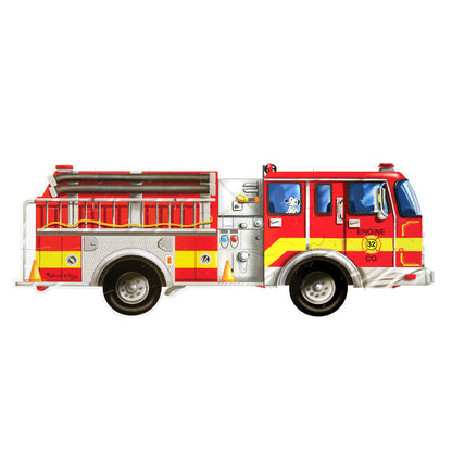 Giant Fire Engine Floor Puzzle