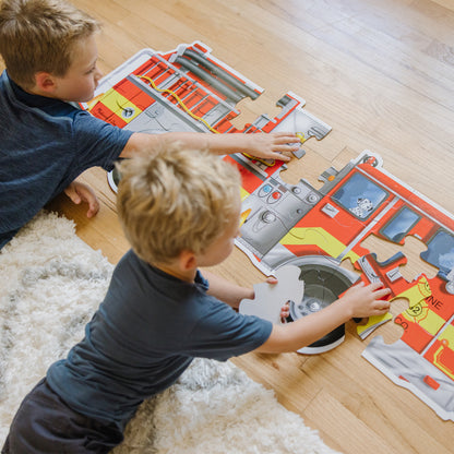 Giant Fire Engine Floor Puzzle