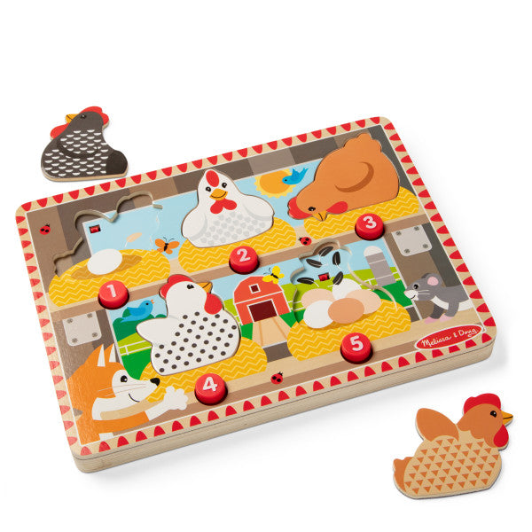 Happy Hens Push to Pop Puzzle-51984