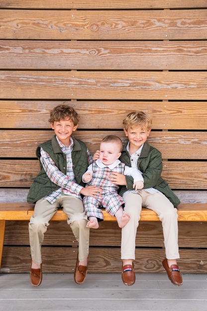 Rivers Longall - Creme Plaid