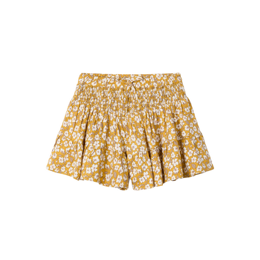 Yellow Floral Skort